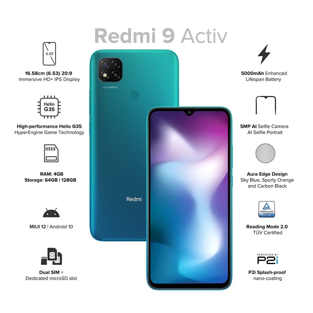 Xiaomi Redmi 9 Activ Mobile Phone Information